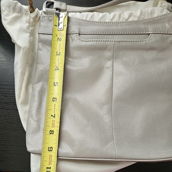 HOBO Silver Leather Cambel Crossbody Bag - Picture 8 of 8